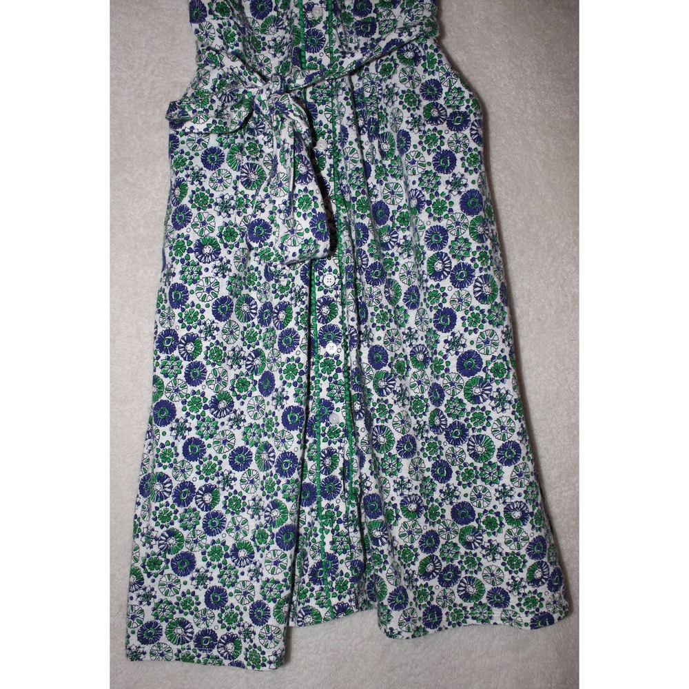 Boden Button Up Floral Dress w/ Pockets, 100% Cotton, Women's Size 6R - Picture 3 of 14